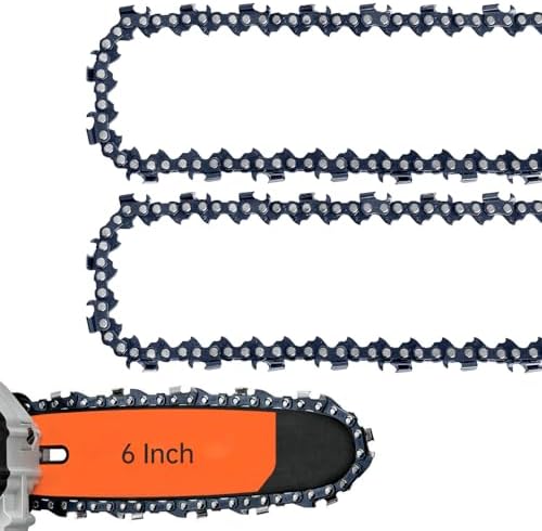 6 Inch Chainsaw Chains 1 4 LP Pitch 043 Gauge 42 Drive Links 2