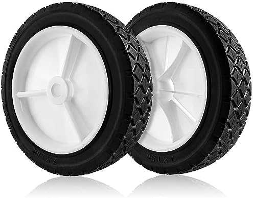 2Pcs BBQ Grill Wheel Hand Truck Tires Durable with Cover Sandproof  Universal Wheel Replacement 6 inch for Garden Accessories, Style B